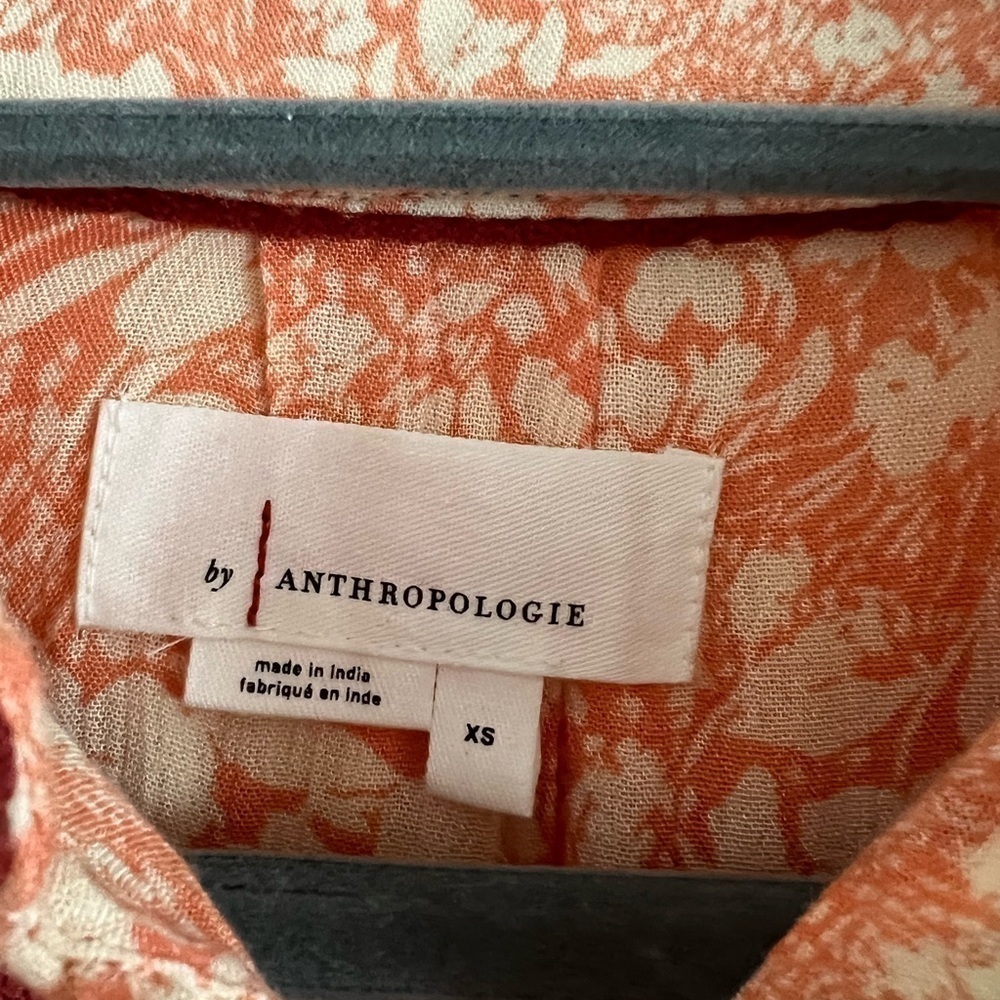 Anthropologie Claudia Embroidered Babydoll Tunic. Flowy. EUC! Size XS. - Picture 5 of 9